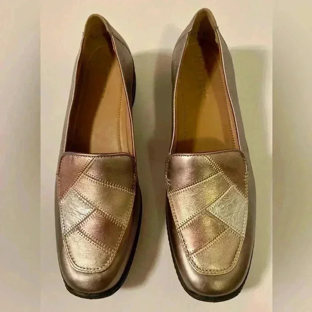 Hotter Shoes Faith II multi-metallic leather size 10 US  New without Box